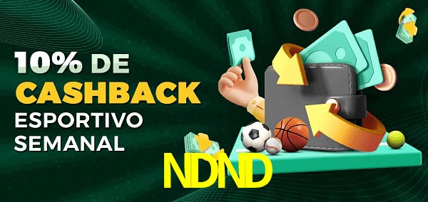 10% de bônus de cashback na NDND