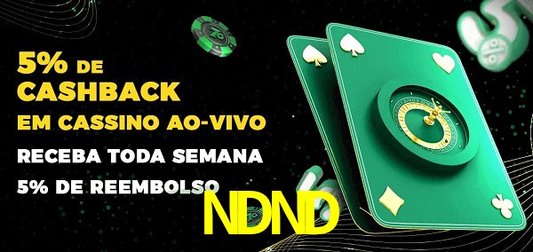 Promoções do cassino ao Vivo NDND